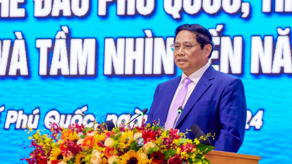 Thủ tướng Phạm Minh Chính lưu ý '6 đẩy mạnh' để phát triển Phú Quốc