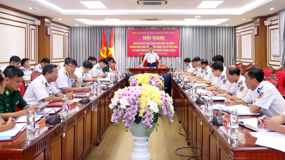 Bộ Tư lệnh Cảnh sát biển sơ kết đợt cao điểm chống khai thác IUU tháng 3