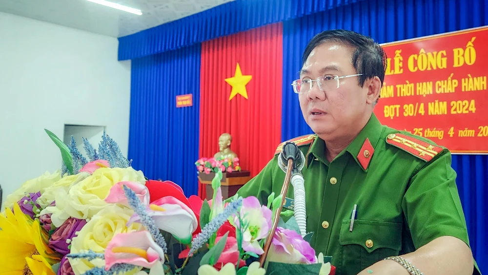 315 phạm nhân Trại giam Kênh 7 cải tạo tốt được giảm án