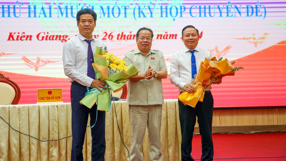 Miễn nhiệm 1 phó chủ tịch UBND tỉnh Kiên Giang