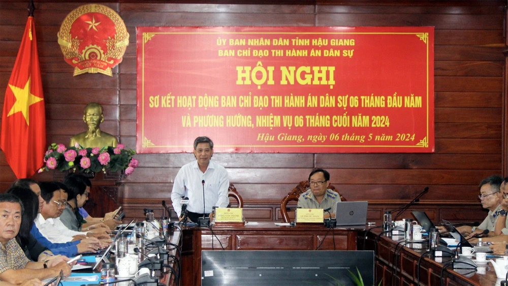 Thi hành án dân sự tỉnh Hậu Giang