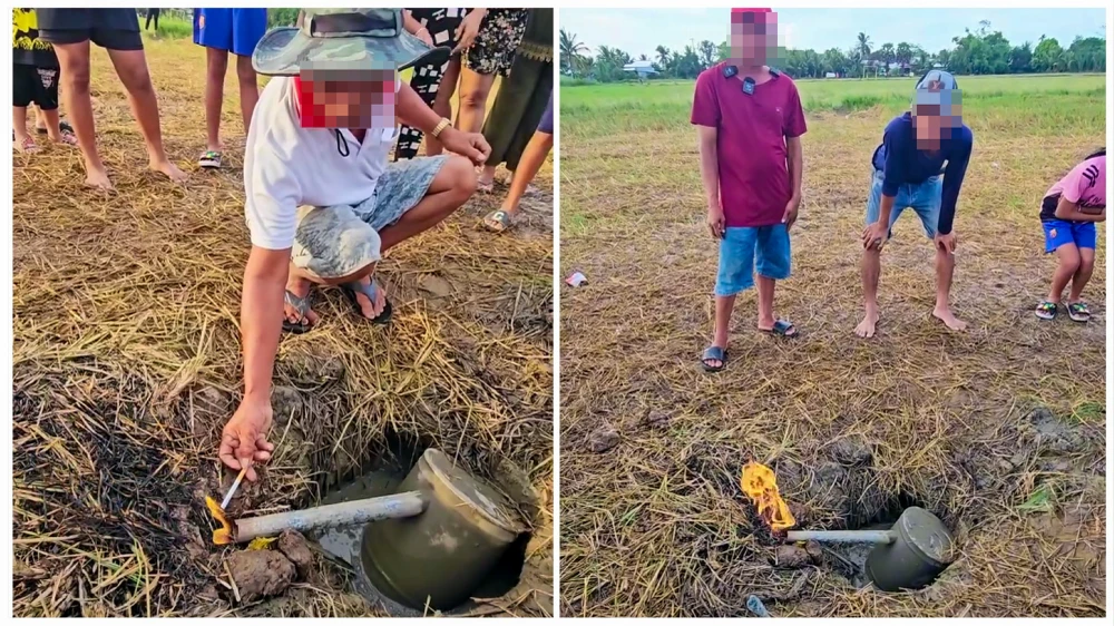 Vụ hố nước bốc cháy ở Sóc Trăng là chuyện bình thường, đã rất lâu rồi