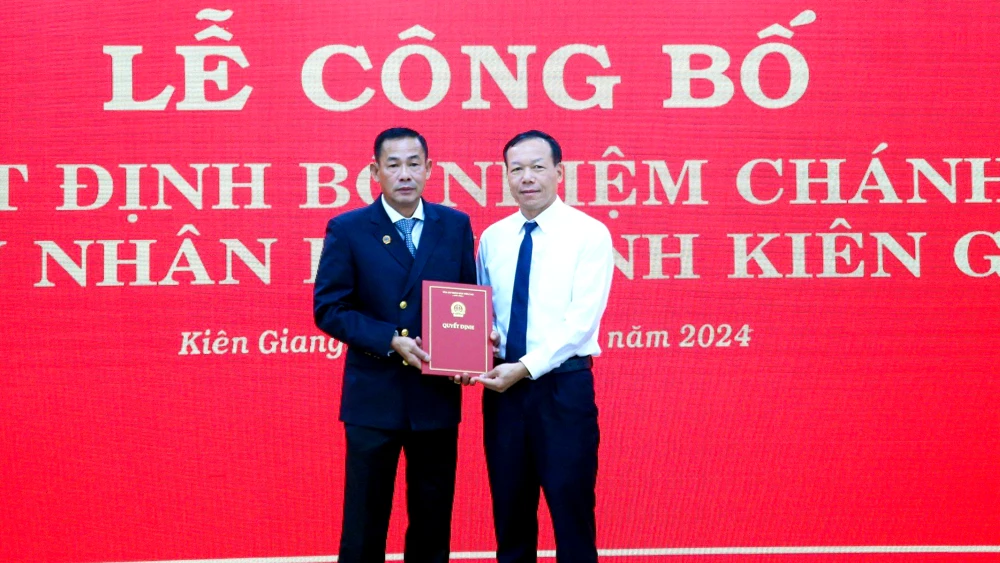 TAND tỉnh Kiên Giang có tân Chánh án