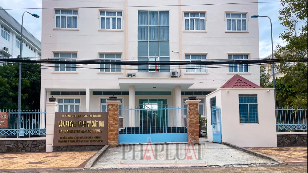 Sở Tài nguyên và Môi trường tỉnh Hậu Giang còn trễ 183 hồ sơ