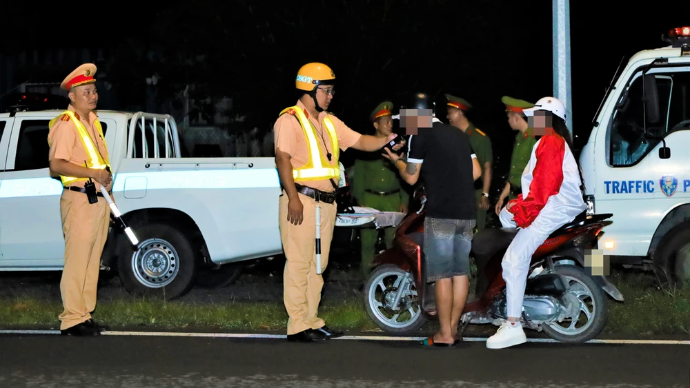 Công an tỉnh Hậu Giang triển khai đợt cao điểm đảm bảo trật tự, an toàn giao thông