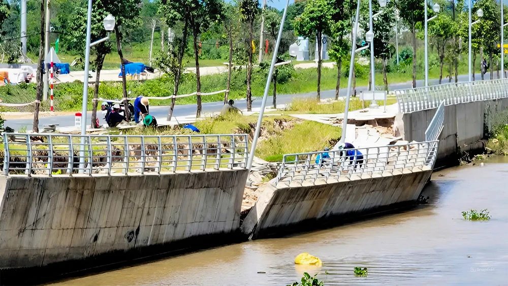 Tỉnh Kiên Giang thông tin vụ bờ kè 80 tỉ sạt lở sau 5 tháng đưa vào sử dụng