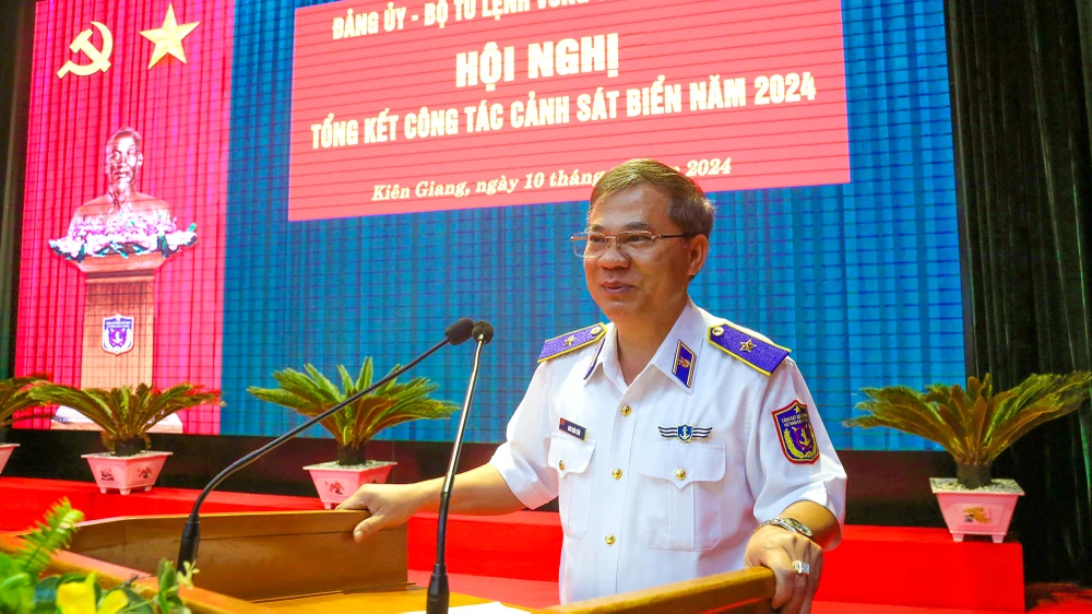 Vùng Cảnh sát biển 4 tổ chức Hội nghị tổng kết công tác năm 2024