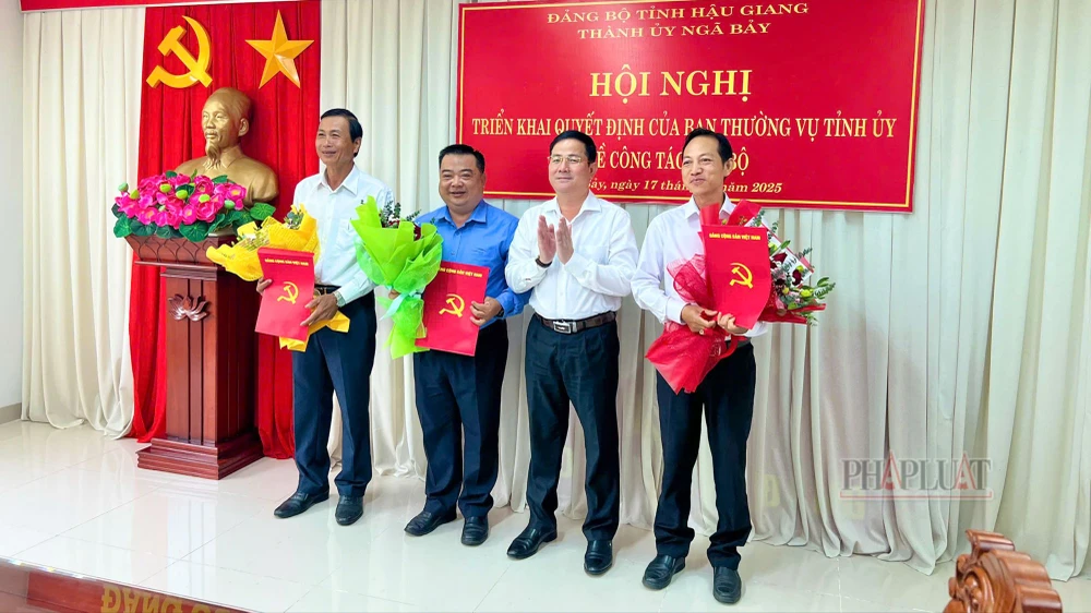 Tỉnh ủy Hậu giang điều động cán bộ
