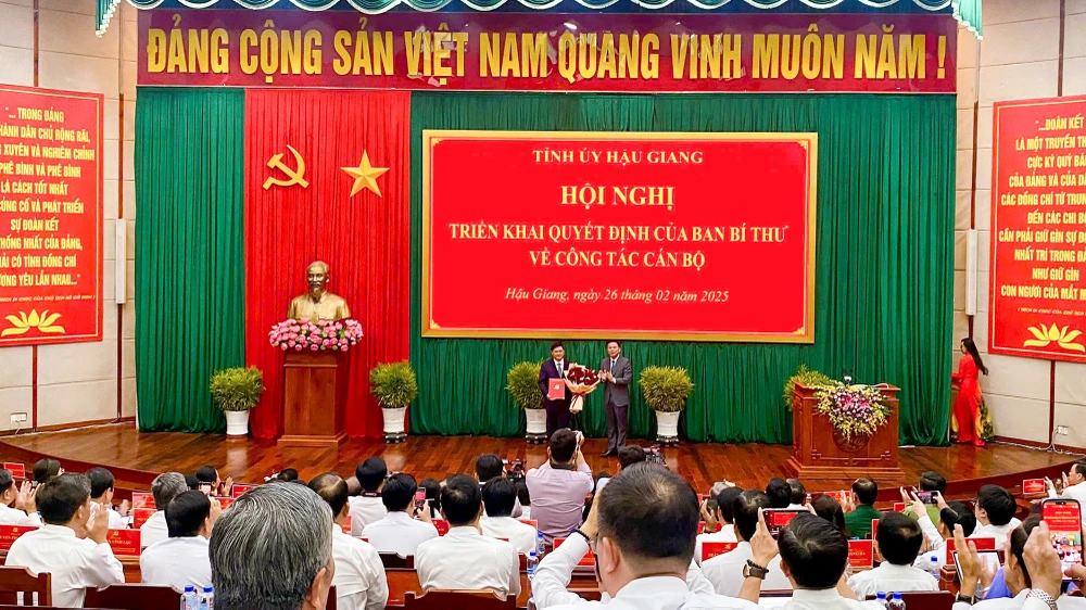 Tỉnh ủy Hậu Giang có tân Phó Bí thư Thường trực là Tiến sĩ Nông nghiệp