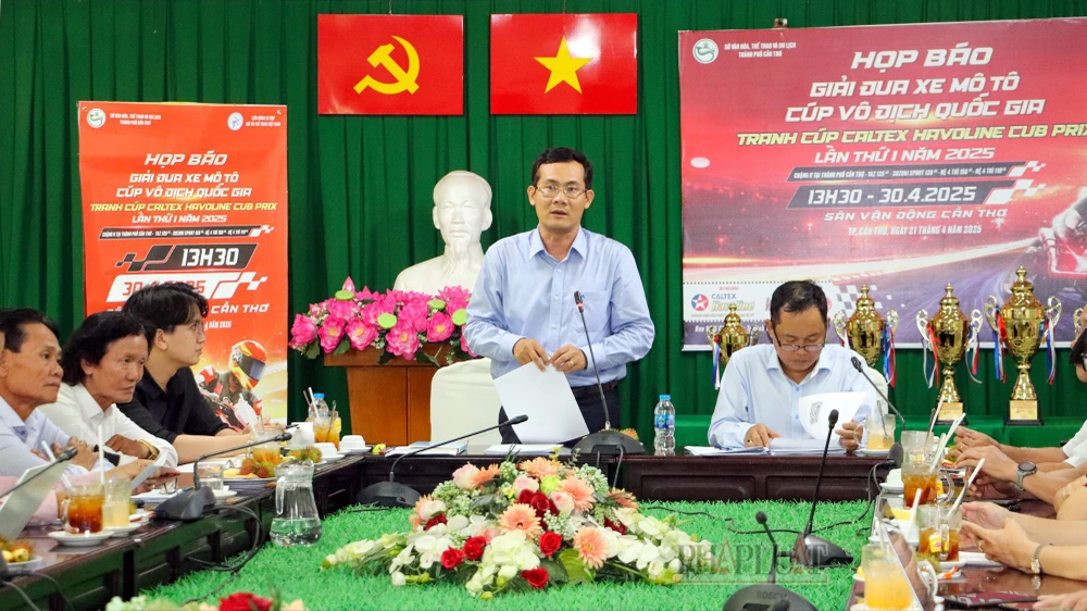 Hợp báo đua xe mô tô TP Cần Thơ