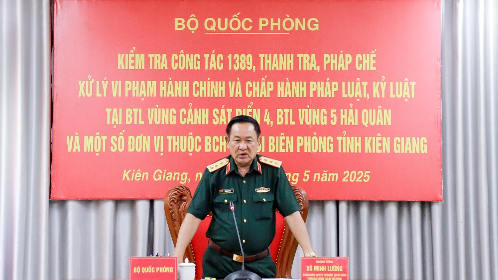 Thượng tướng Võ Minh Lương, Thứ trưởng Bộ Quốc phòng