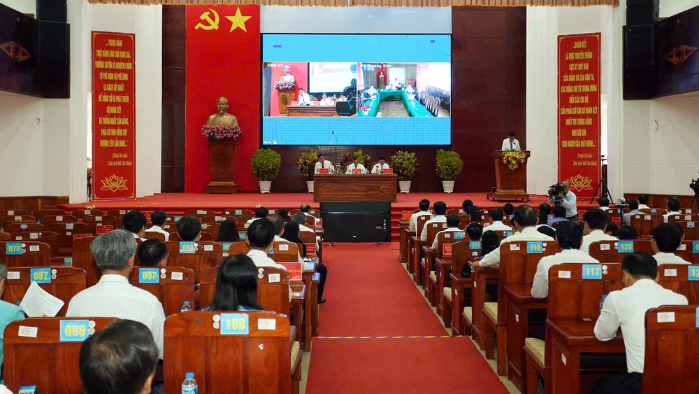 Tỉnh ủy Hậu Giang tổ chức Hội nghị sơ kết công tác sáu tháng đầu năm 2025.