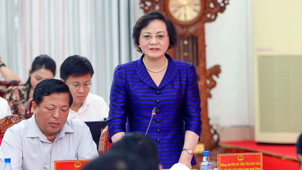 Bà Phạm Thị Thanh Trà, Bộ trưởng Bộ Nội vụ