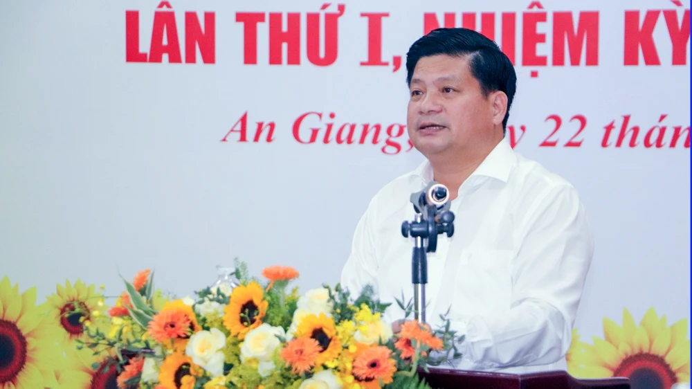 ông Tống Phước Trường, Trưởng Ban Tuyên giáo và Dân vận Tỉnh ủy An Giang