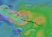 Đêm nay, tâm bão KOGUMA sẽ nằm ở vùng biển từ Hải Phòng đến Nghệ An