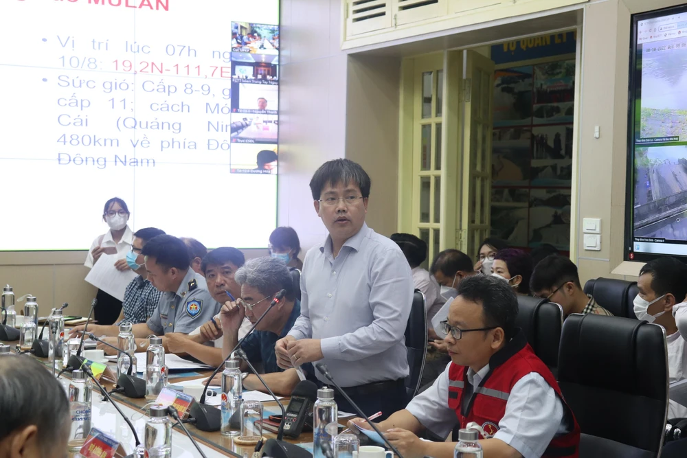 Ông Mai Văn Khiêm, giám đốc Trung tâm Dự báo khí tượng thuỷ văn quốc gia. Ảnh: AH