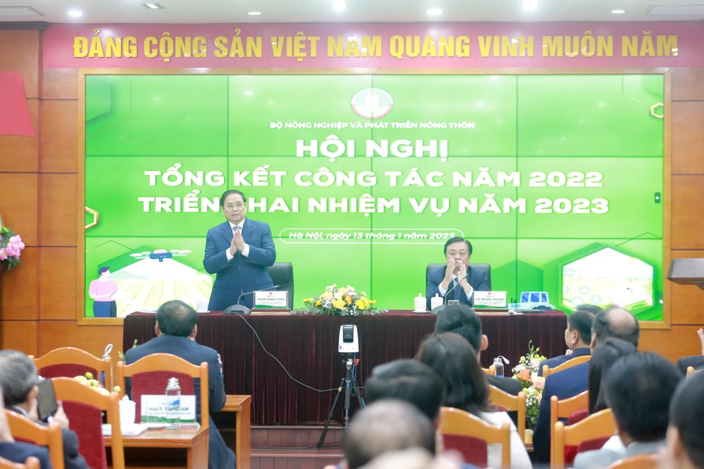 Bộ NN&PTNT tổ chức hội nghị tổng kết năm 2022 và triển khai kế hoạch năm 2023. Ảnh: C.TUỆ Bộ NN&PTNT tổ chức hội nghị tổng kết năm 2022 và triển khai kế hoạch năm 2023. Ảnh: C.TUỆ