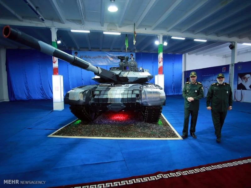 Iran trình làng xe tăng giống T-90MS của Nga ảnh 1