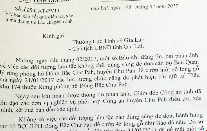 Kỷ luật 8 cán bộ bịa chuyện bị cướp gỗ ảnh 2