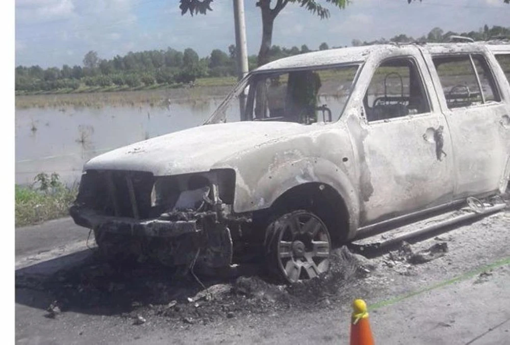 Chuyển vụ thuê người đốt xe làm cha chết cho Hậu Giang ảnh 1