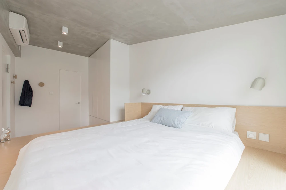 Căn hộ tối giản ấm áp với nhiều lớp nội thất gỗ hình ảnh 10 Can ho toi gian am ap voi nhieu lop noi that go hinh anh 10