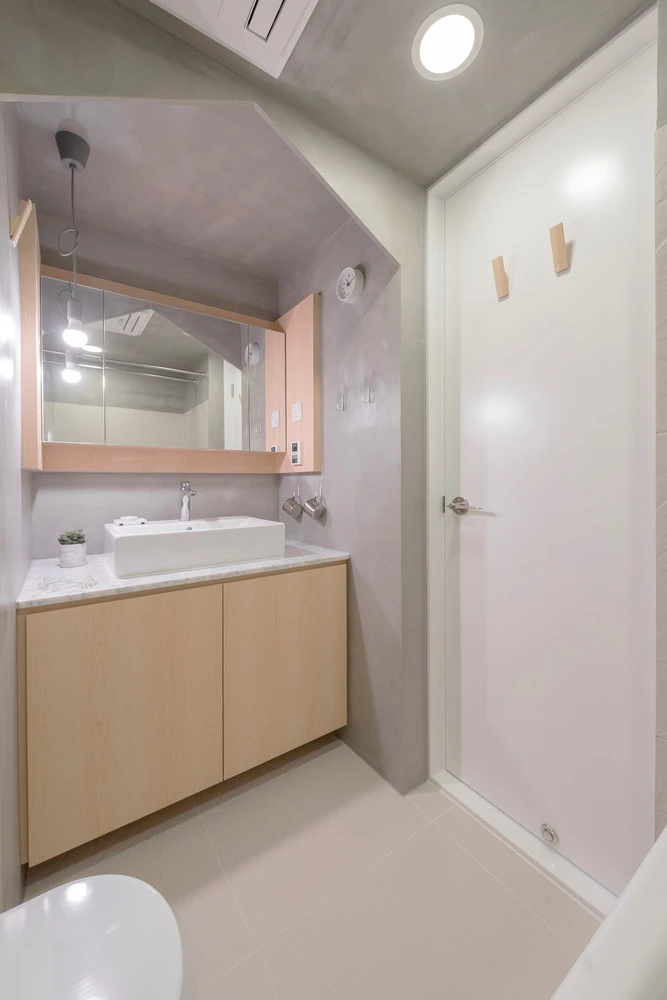 Căn hộ tối giản ấm áp với nhiều lớp nội thất gỗ hình ảnh 17 Can ho toi gian am ap voi nhieu lop noi that go hinh anh 17