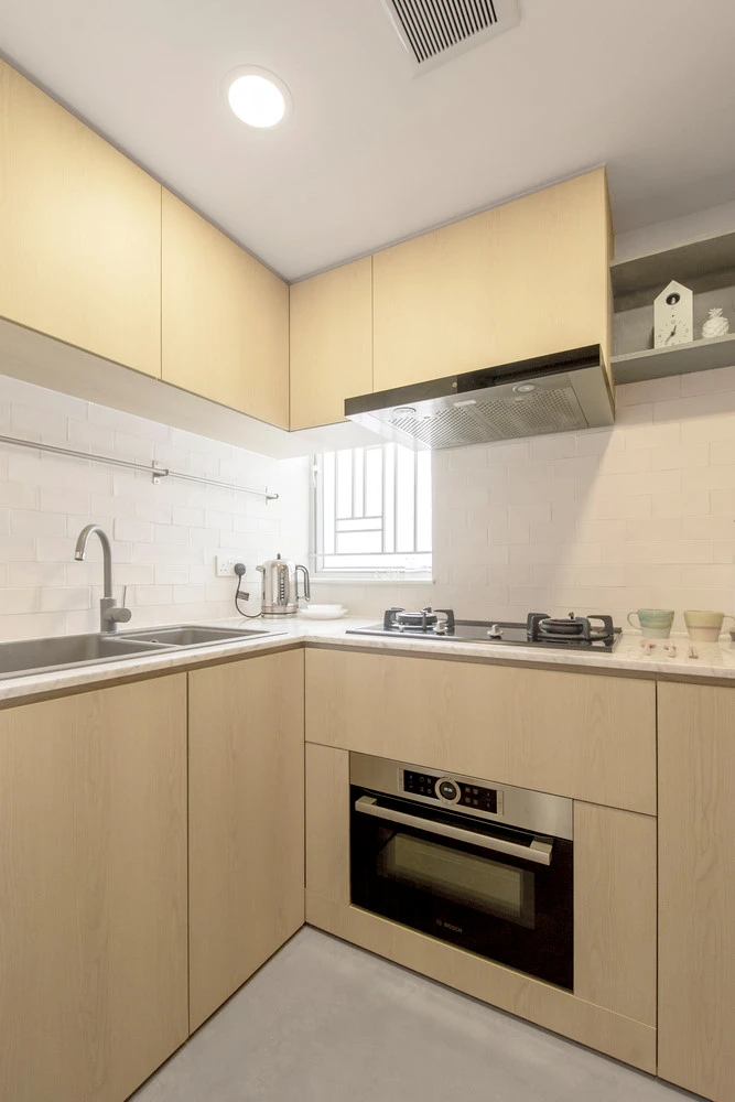 Căn hộ tối giản ấm áp với nhiều lớp nội thất gỗ hình ảnh 18 Can ho toi gian am ap voi nhieu lop noi that go hinh anh 18