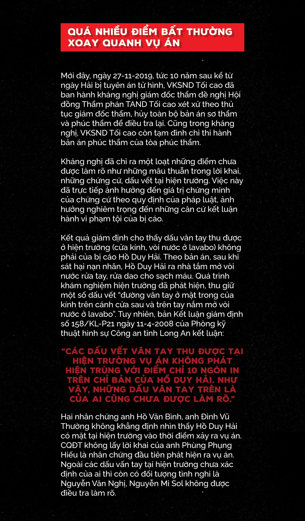 Nhìn lại 12 năm toàn cảnh vụ án tử tù Hồ Duy Hải ảnh 4
