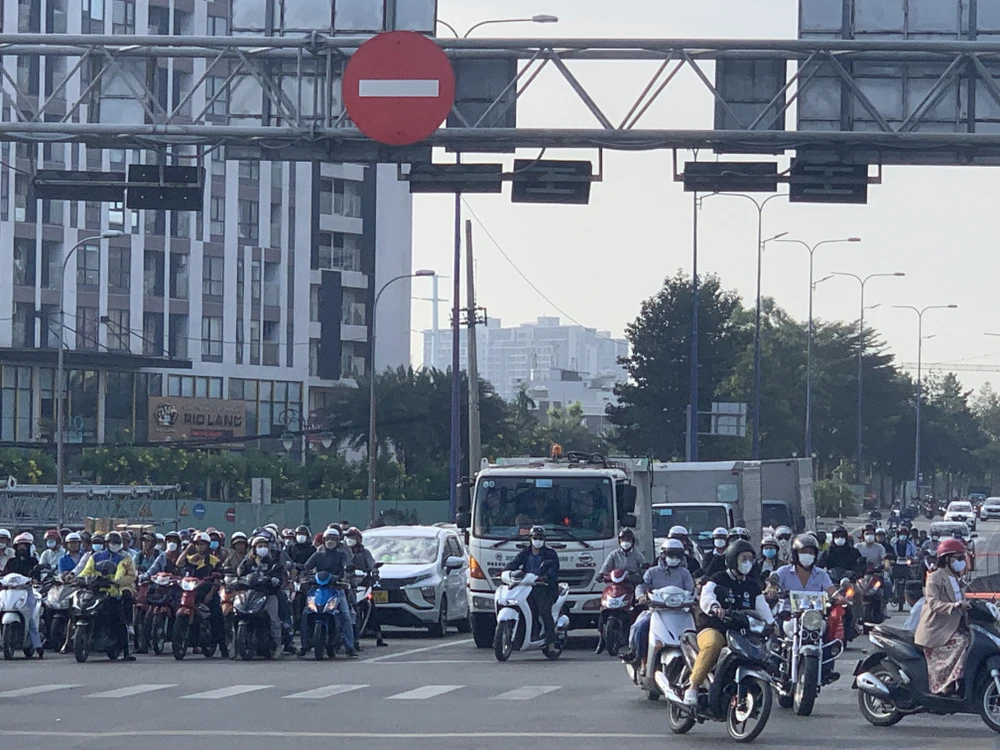 Tình hình giao thông cửa ngõ phía đông thành phố ngày 30-12