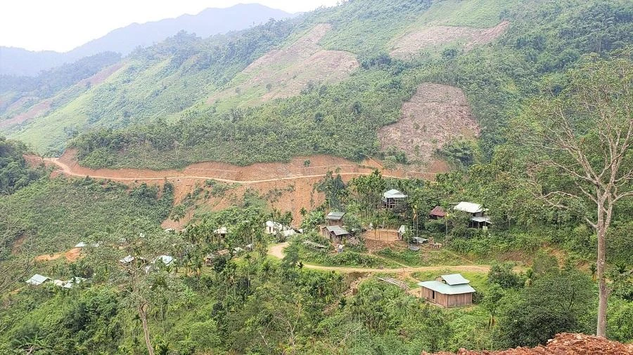 Xã Trà Dơn phần lớn là người Cadong sinh sống. Ảnh: T.AN