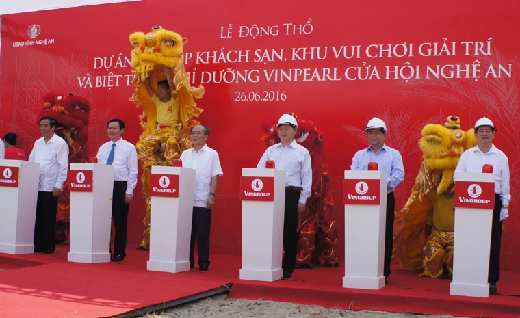 Phó Thủ tướng dự lễ động thổ dự án trên 900 t