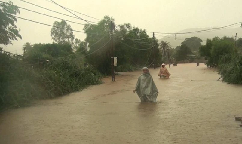 ngập do mưa lũ tại nghệ an