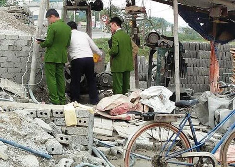 Thương tâm người phụ nữ bị máy trộn bê tông cuốn chết ảnh 1