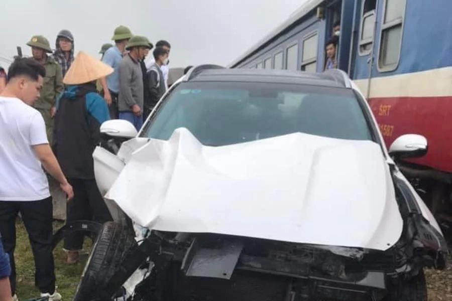 Hiện trường vụ tai nạn. Ảnh: CTV