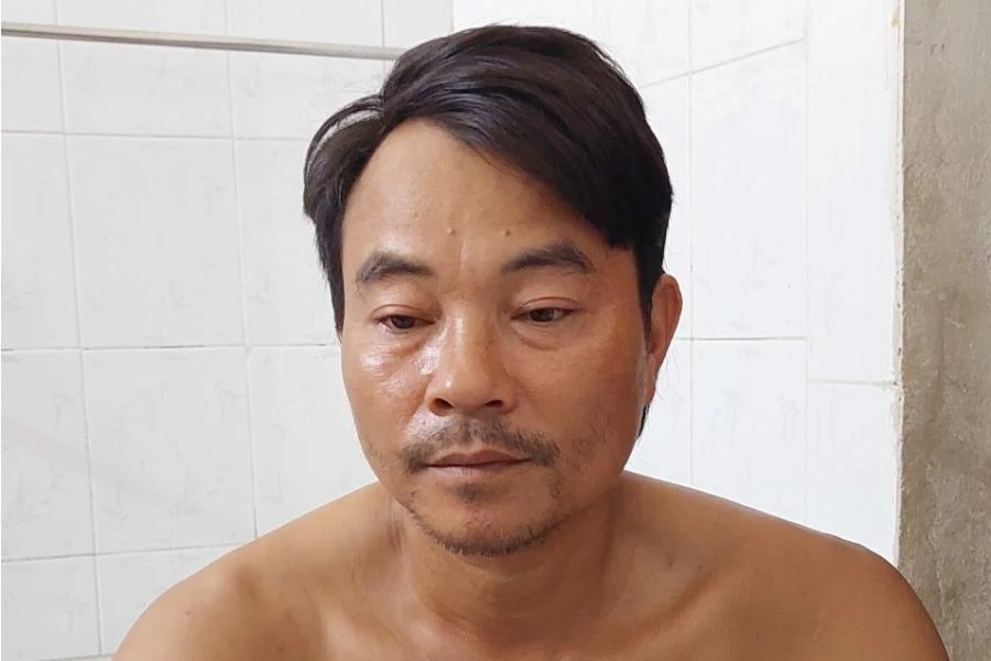 Nghi can Lê Đình Ngọc bị tạm giữ trong trường hợp khẩn cấp. Ảnh: CA