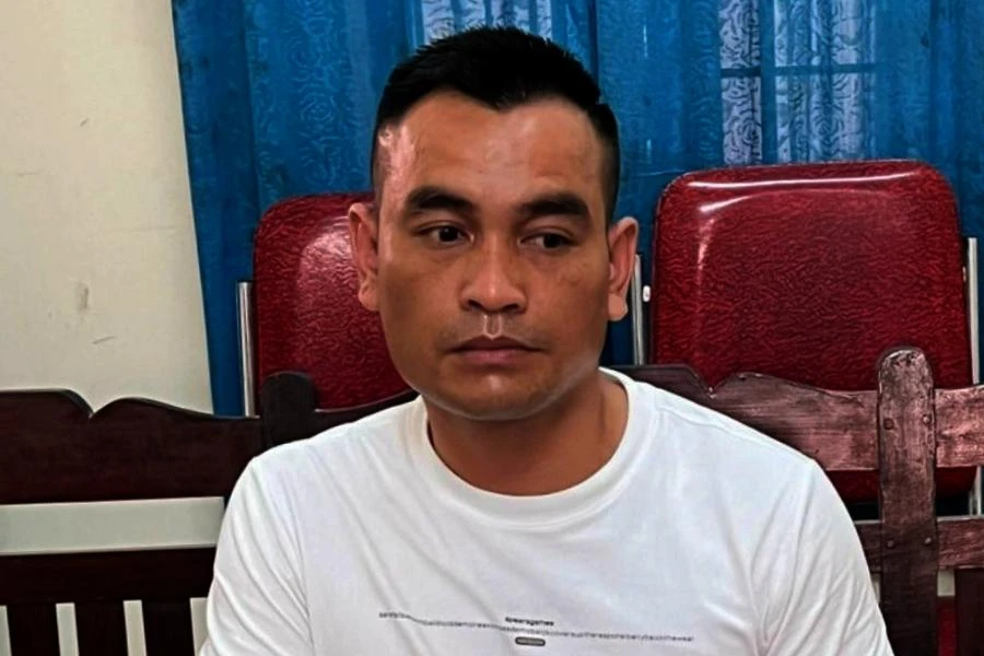 Tháng 6-2022, Đặng Danh Sỹ bị bắt. Ảnh: CA