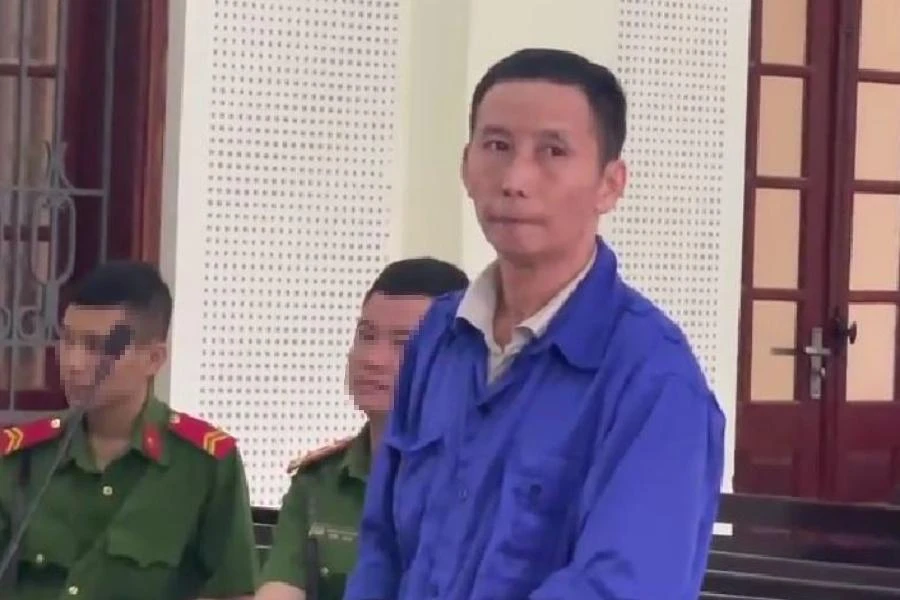 Bị cáo Già Xái Phia tại phiên tòa sơ thẩm. Bị cáo Già Xái Phia tại phiên tòa sơ thẩm.