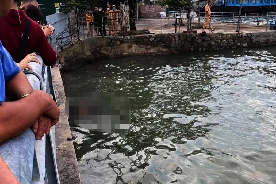 Khu vực tìm thấy thi thể anh Hoàng. Ảnh: CTV.