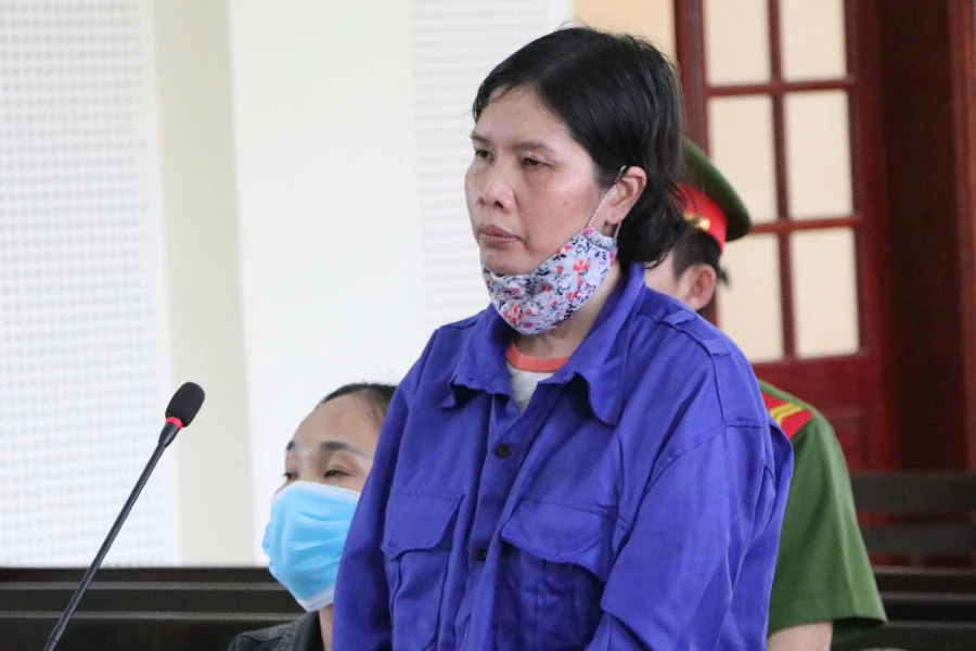 Bị cáo Trần Thị Hồng Giang bị tuyên phạt mức án tù chung thân.