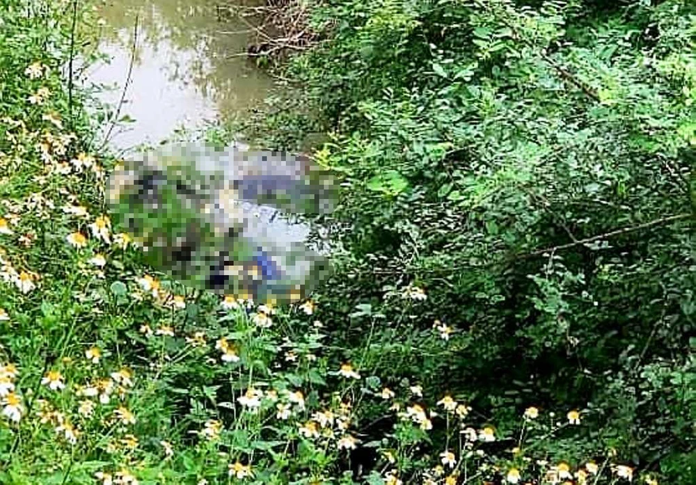 Khu vực phát hiện thi thể chị Huệ. Khu vực phát hiện thi thể chị Huệ.