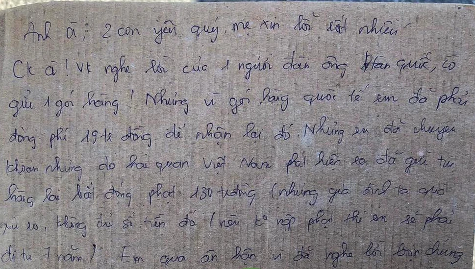 Lá thư để lại trên cầu Bến Thủy 2.