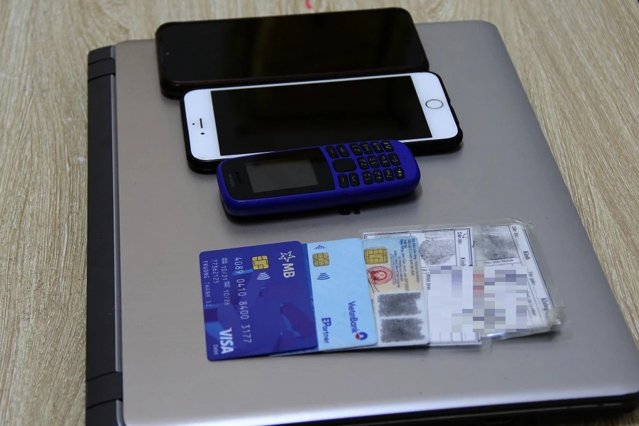 Tang vật công an thu giữ.