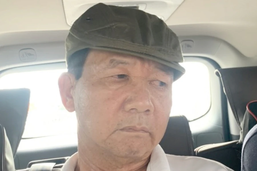 Trần Văn Năng bị bắt giữ. Ảnh: VH.