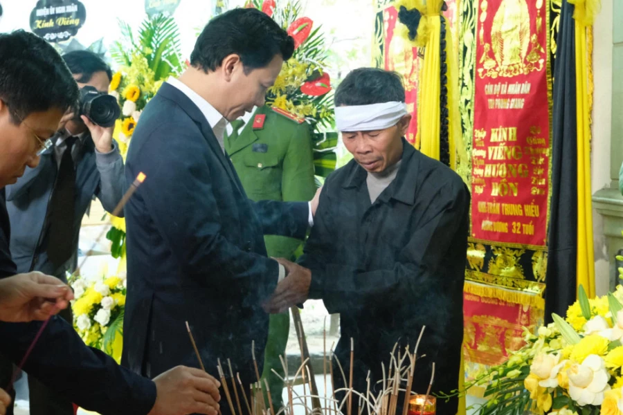 Đại úy Trần Trung Hiếu đã tận tâm, tận lực, hy sinh thân mình