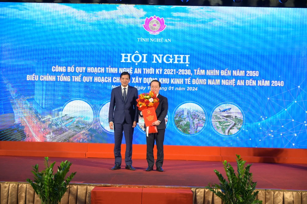 phó thủ tướng dự hội nghị công bố quy hoạch tỉnh Nghệ An