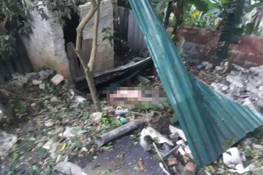 Nổ lớn ở vườn nhà dân, 2 người tử vong