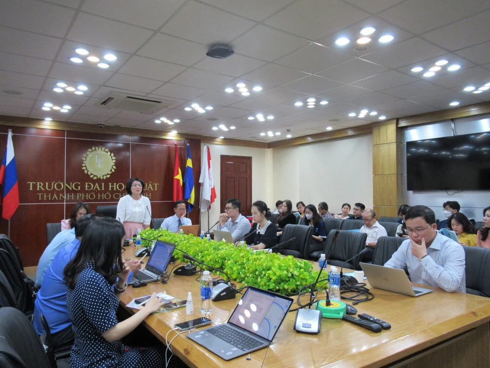 Một buổi hội thảo góp ý dự thảo Luật các tổ chức kinh tế hợp tác. Ảnh: YC