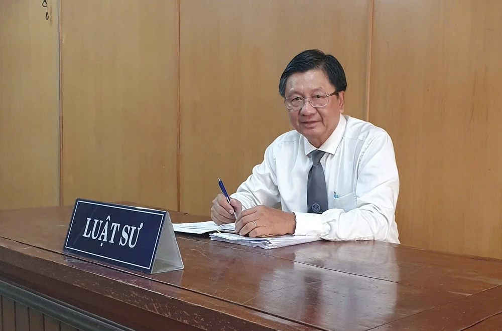 ThS.LS Nguyễn Thế Phong - Ủy viên Ban Thường vụ, Chủ nhiệm Ủy ban khen thưởng - kỷ luật Liên đoàn Luật sư Việt Nam.