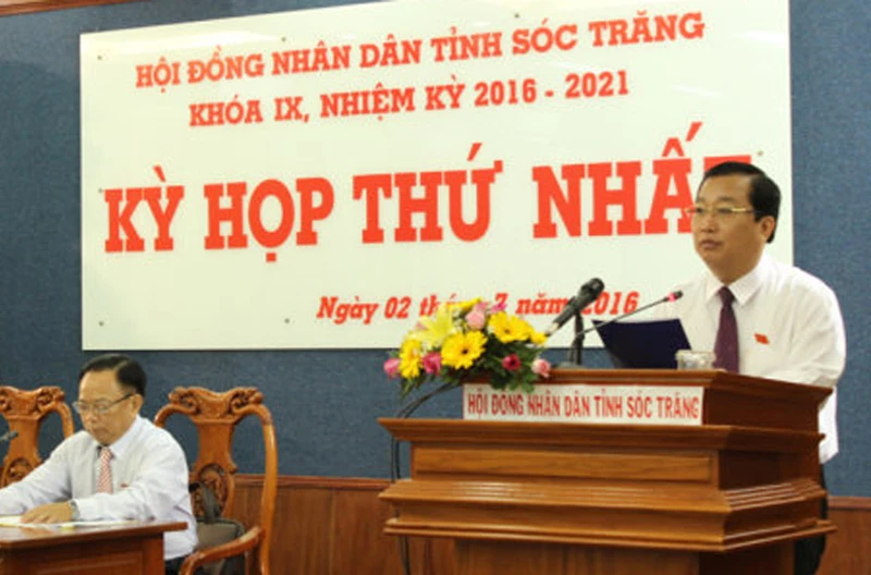 ông Trần Văn Chuyện - tân Chủ tịch UBND tỉnh Sóc Trăng