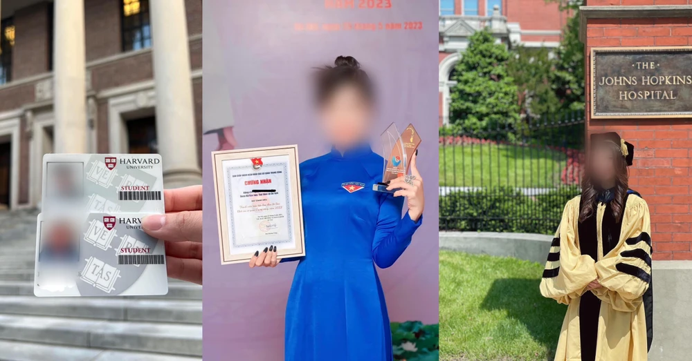 Trend flex thành tích đang gây sốt cộng đồng mạng thời gian vừa qua. Ảnh: CHỤP MÀN HÌNH.